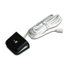 Clip de vidrio LED arriba y abajo, negro