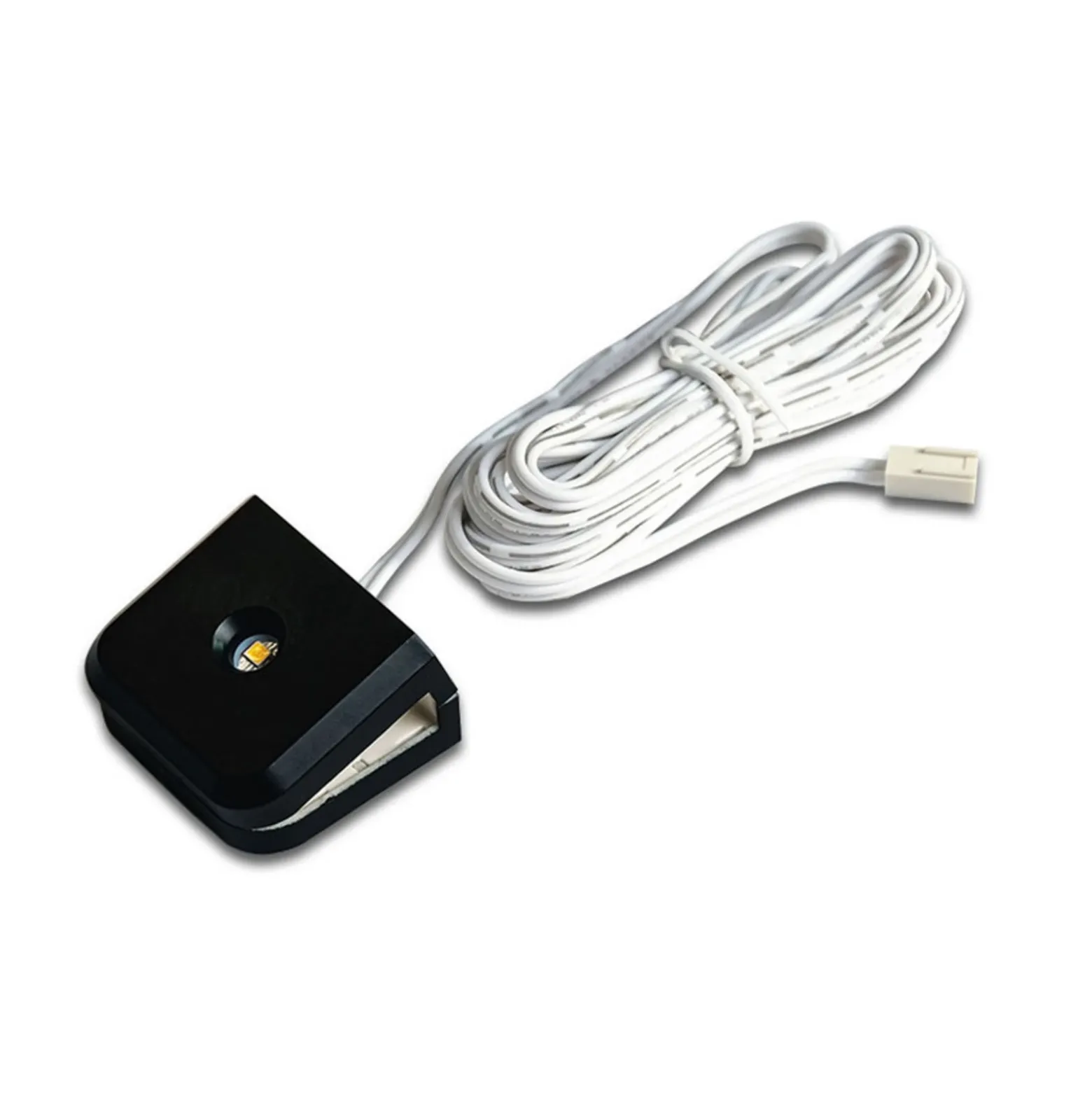 Clip de vidrio LED arriba y abajo, negro