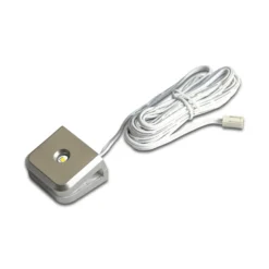 Clip LED para vasos, gris, plástico, arriba/abajo, con enchufe