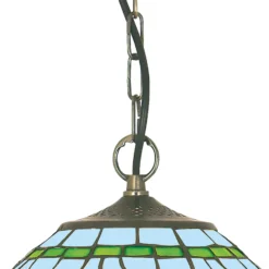 Clásica lámpara colgante, estilo Tiffany DRAGONFLY
