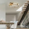 Colette Plafón LED, 3 luces, oro rosa