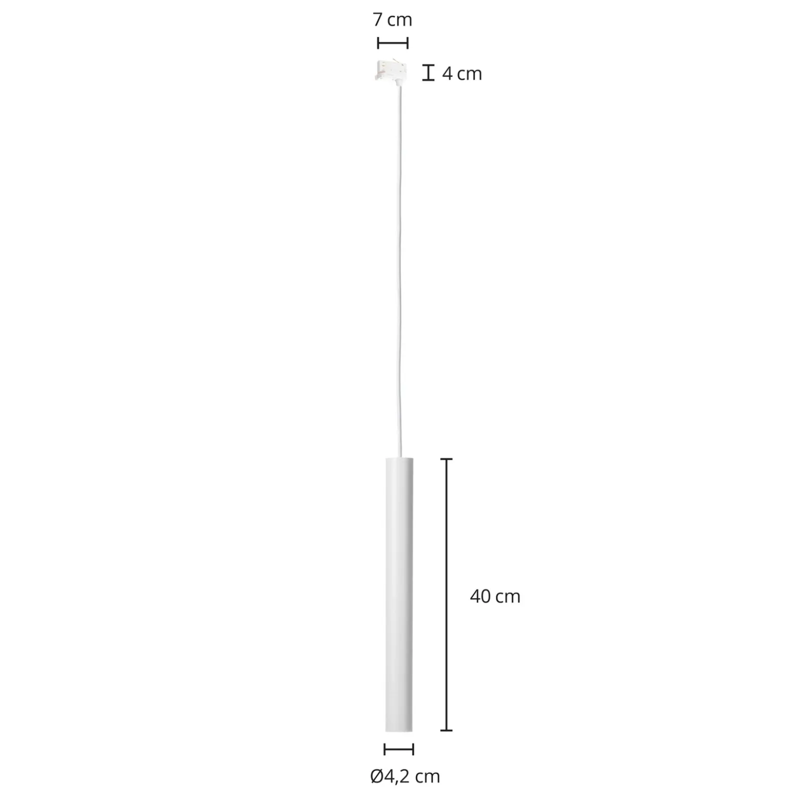 Colgante Arcchio Ejona blanco E27 4/40cm