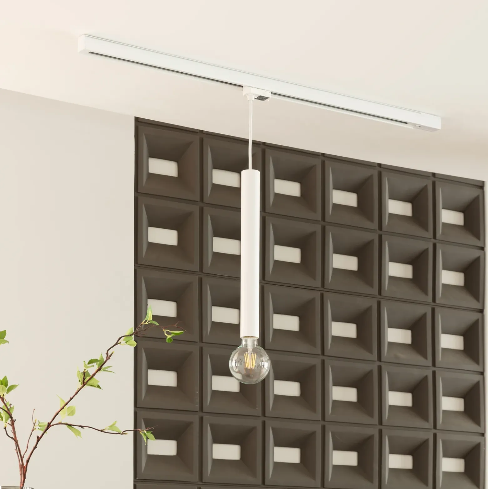 Colgante Arcchio Ejona blanco E27 4/40cm