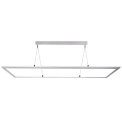 Colgante LED 3422 angular, dip-switch, aluminio