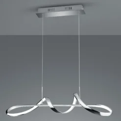 Colgante LED Perugia interruptor atenuación, cromo