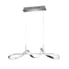 Colgante LED Perugia interruptor atenuación, cromo