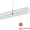 Colgante LED Small Line, sensor, 126 cm, blanco