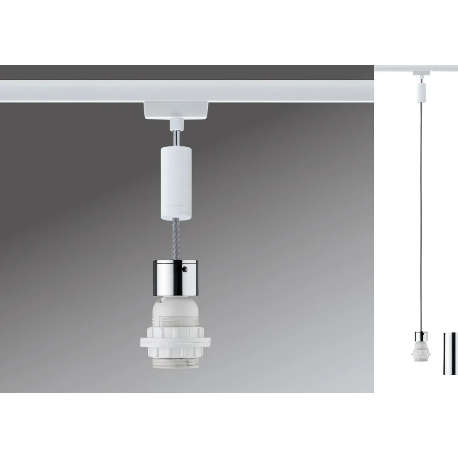 Colgante Paulmann URail 2Easy Basic, blanco