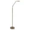 Comfort lámpara de pie LED recargable, bronce, 135 cm metal CCT atenuador