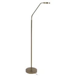 Comfort lámpara de pie LED recargable, bronce, 135 cm metal CCT atenuador