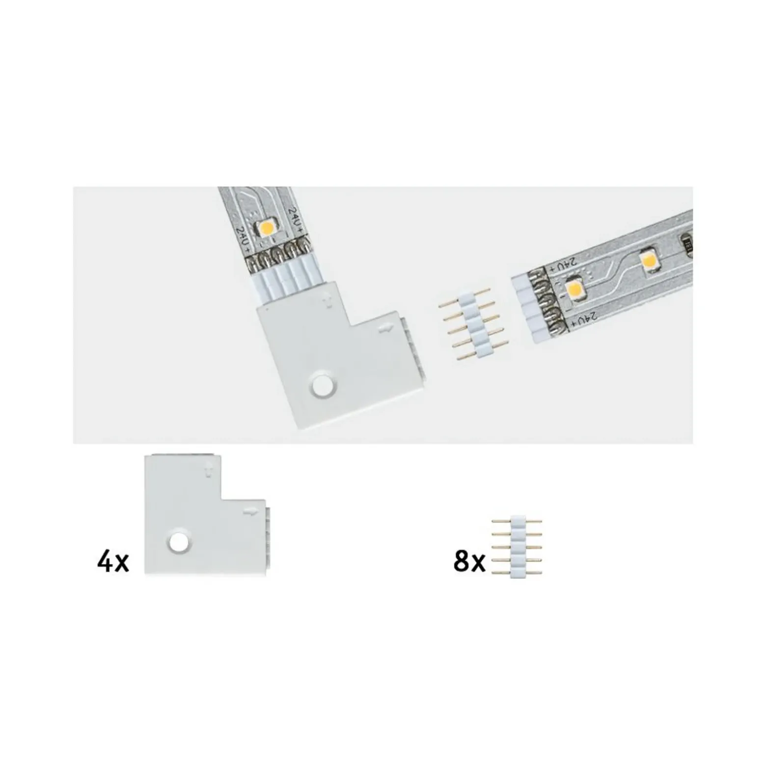 Conector angular 90º para tira MaxLED