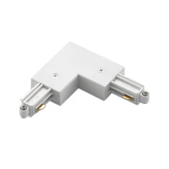 Conector de esquina Lindby Linaro, blanco, sistema de riel monofásico