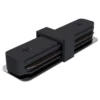 Conector de riel, riel monofásico rígido, negro