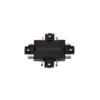 Conector en cruz Lindby Lumaro, negro, plástico