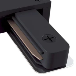 Conector en L Track, riel monofásico, negro