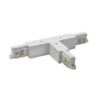 Conector en T BRUMBERG ONETRACK, plateado, con conductor de protección a la