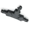 Conector en T DUOline, conductor de protección izquierdo, negro