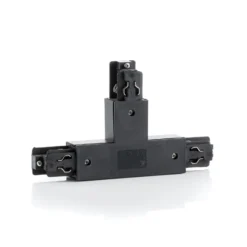 Conector en T Ivela tierra derecha, negro