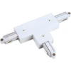 Conector en T SLV riel monofásico derecha, blanco