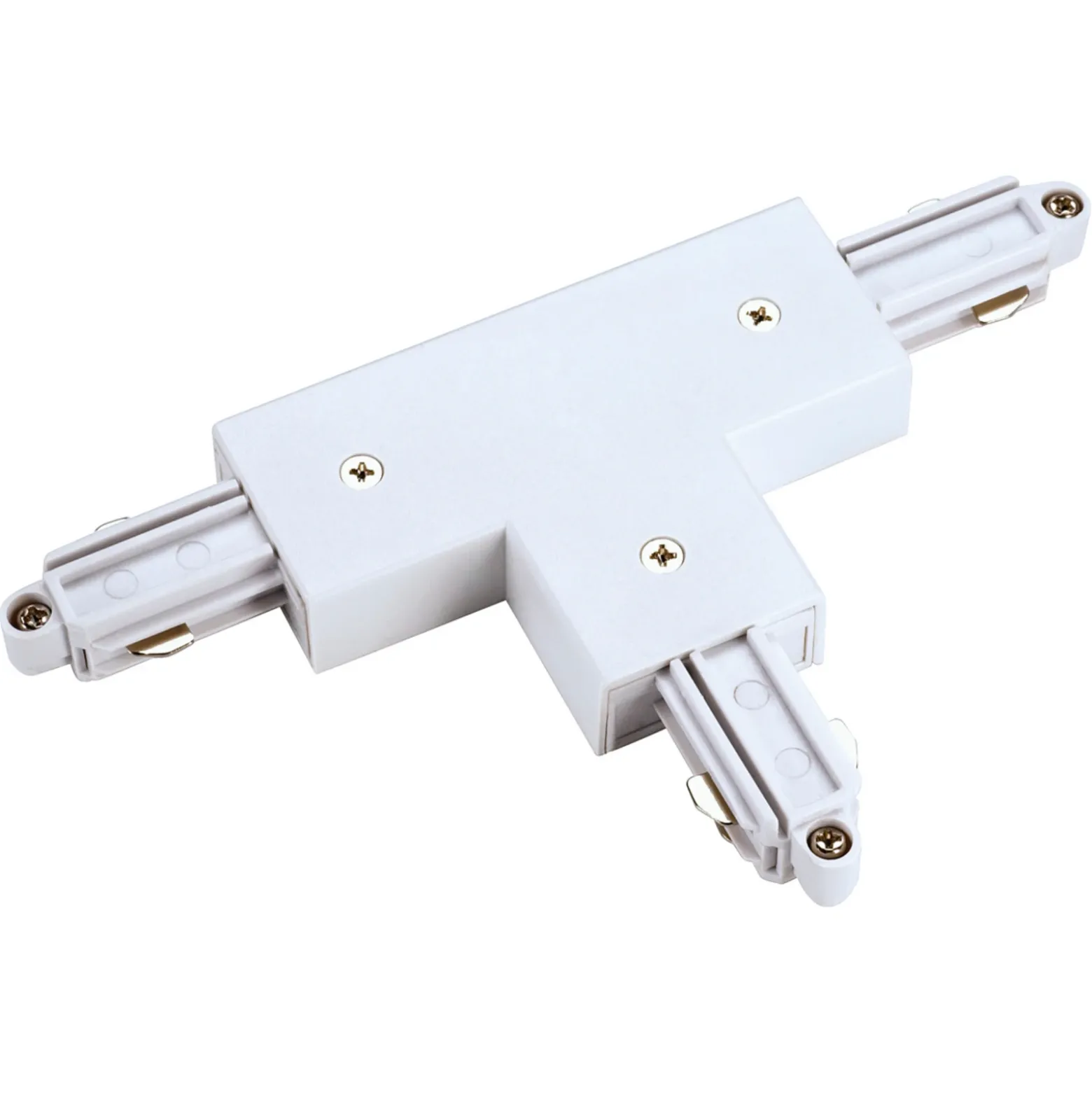 Conector en T SLV riel monofásico derecha, blanco