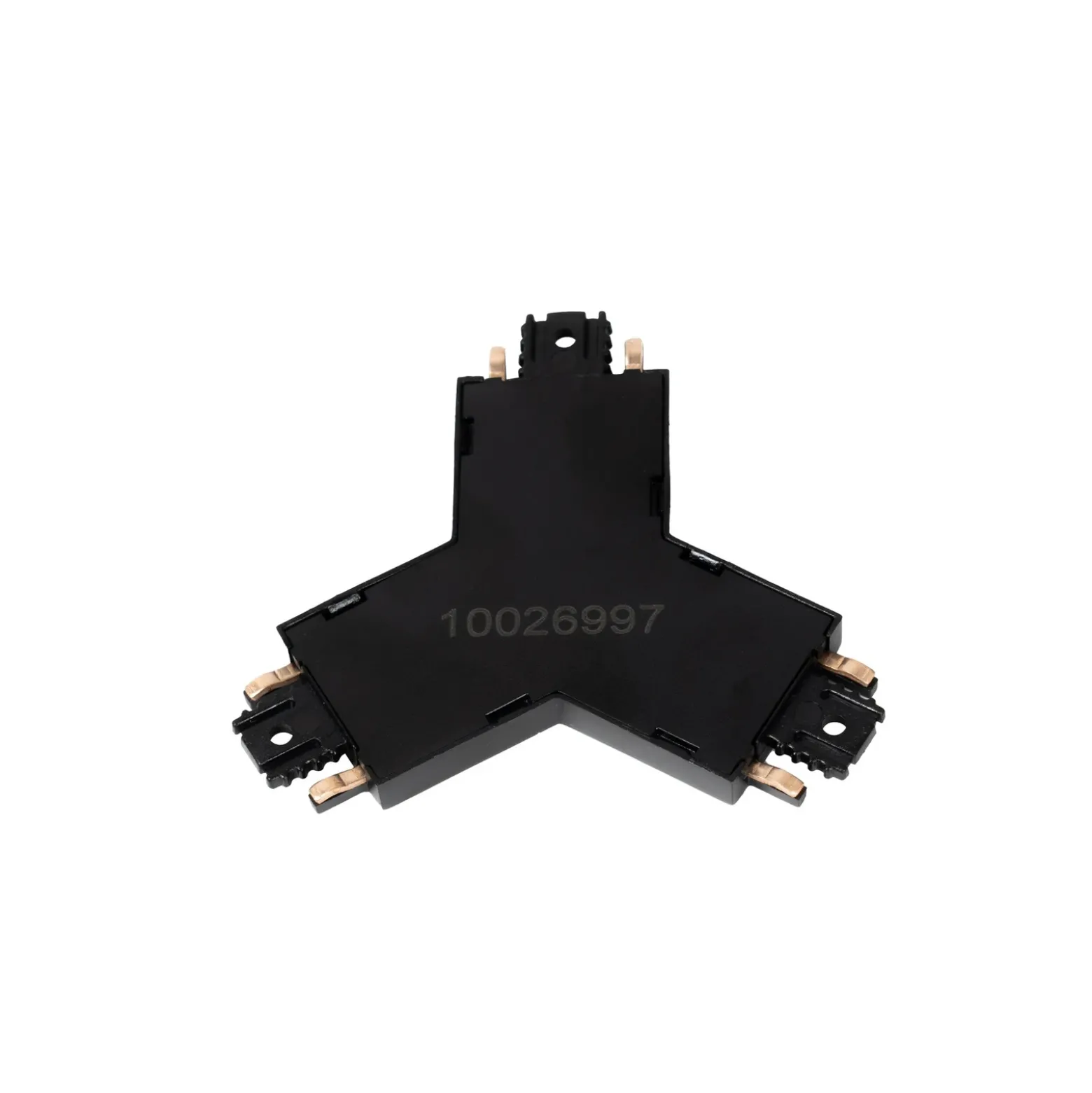 Conector en Y Lindby Lumaro, negro, 7,85 cm, plástico