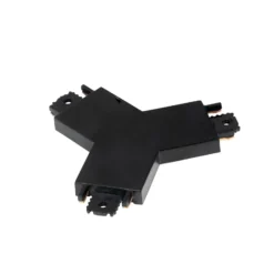 Conector en Y Lindby Lumaro, negro, 7,85 cm, plástico