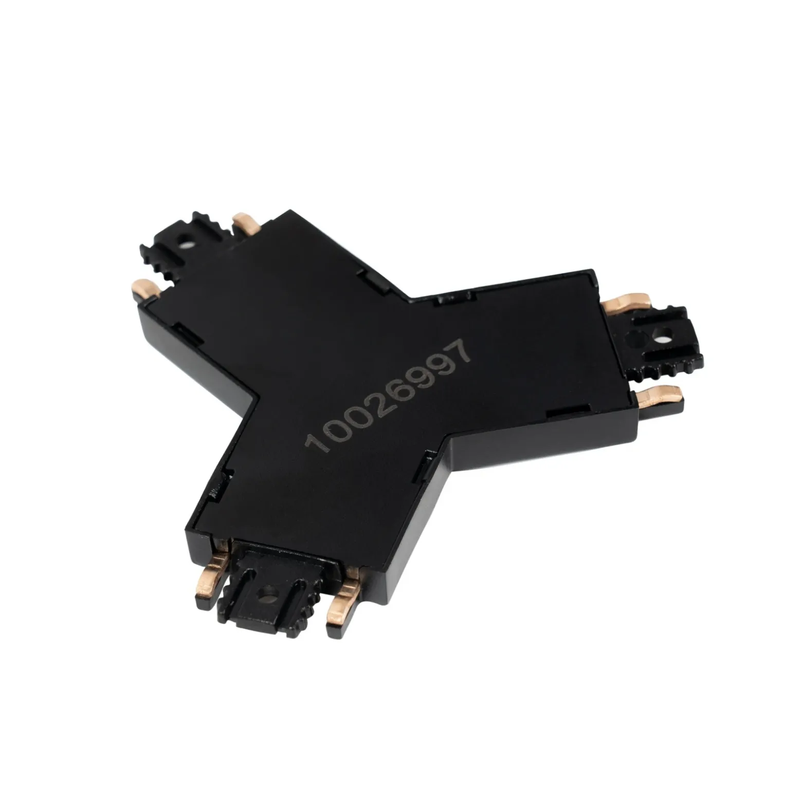 Conector en Y Lindby Lumaro, negro, 7,85 cm, plástico
