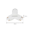 Conector en Y Lumaro de Lindby, blanco, 7,85 cm, plástico