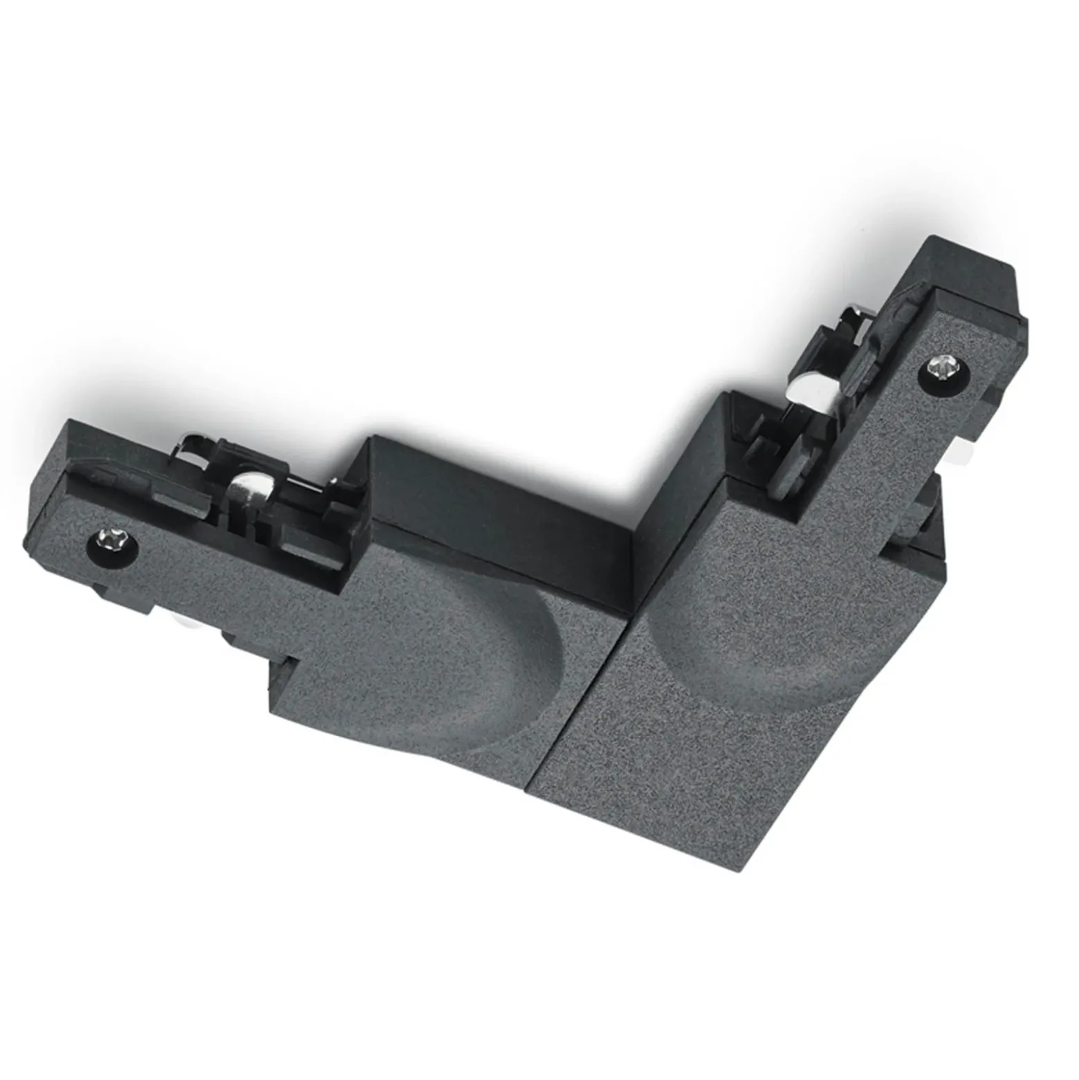 Conector esquina protector DUOline interior, negro