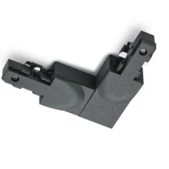 Conector esquina protector DUOline exterior, negro
