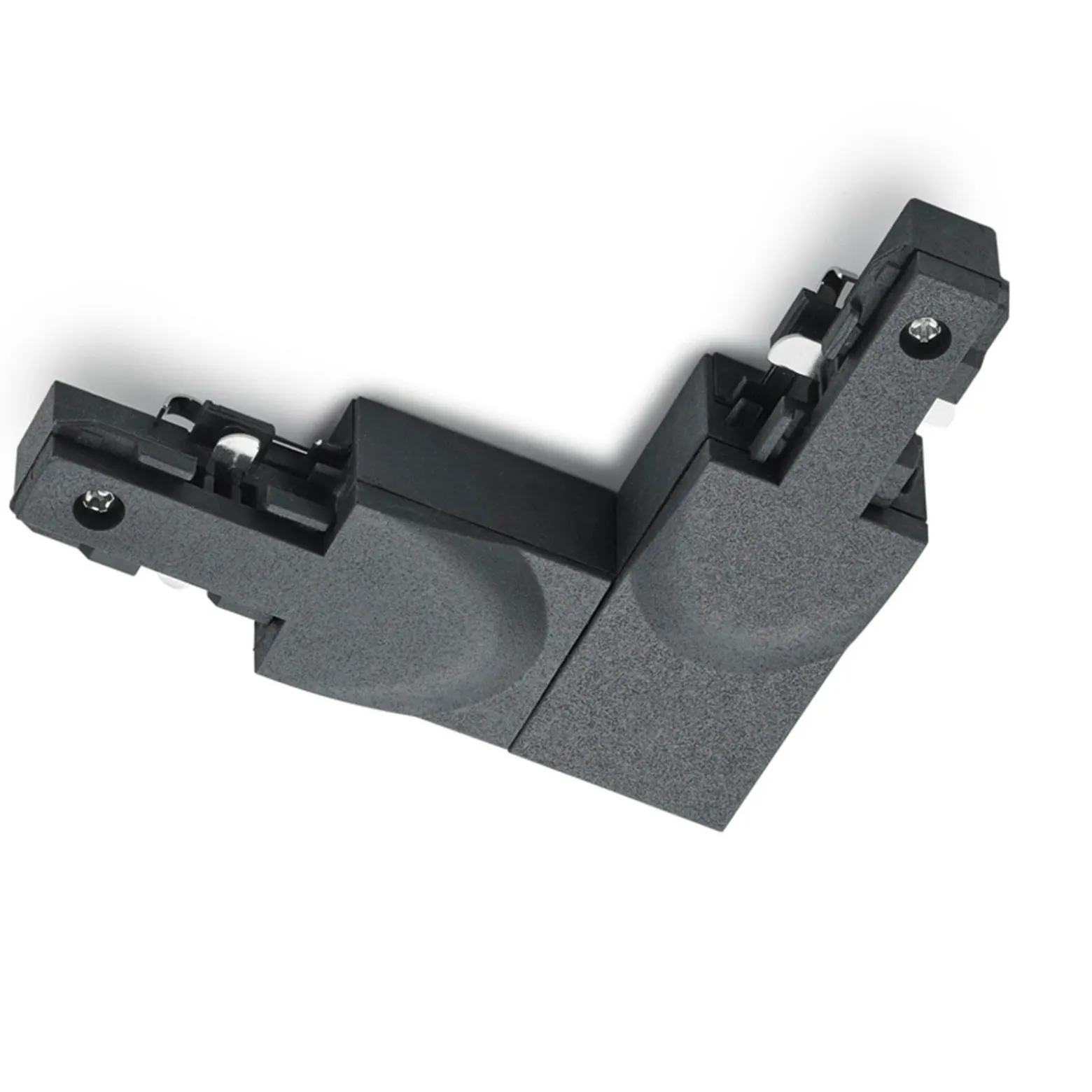 Conector esquina protector DUOline exterior, negro