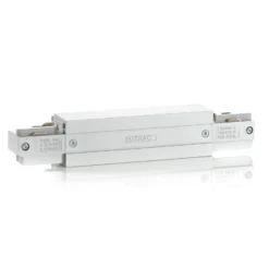 Conector Eutrac I con opción de alimentación, plata