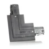 Conector Eutrac L conductor de protección externo, negro