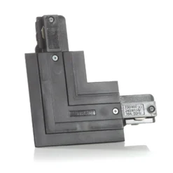 Conector Eutrac L conductor de protección externo, negro