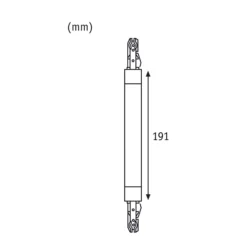 Conector flexible Paulmann URail II, máx. 1000 W, blanco señal