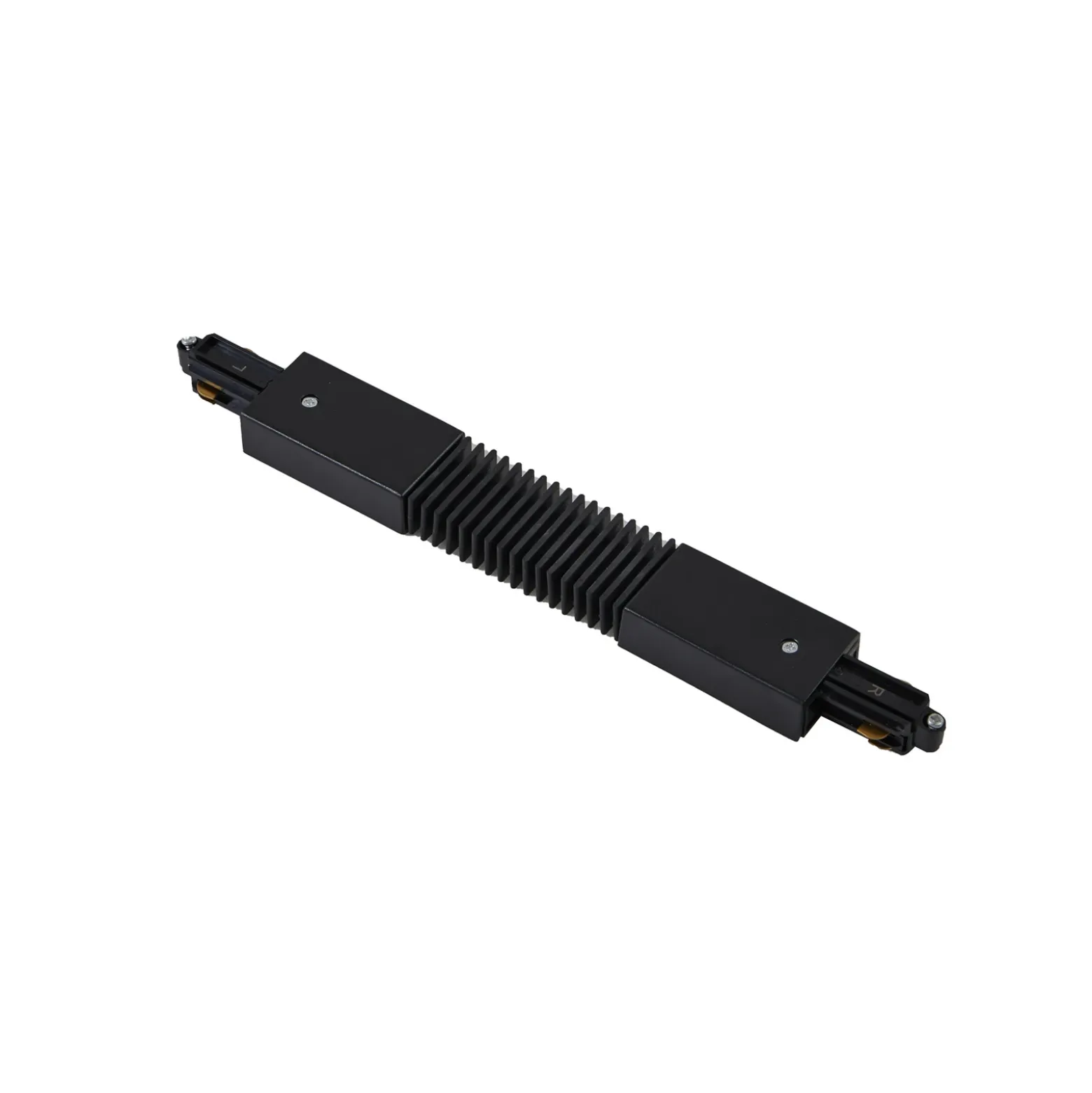 Conector Lindby Flex Linaro, negro, sistema de riel monofásico