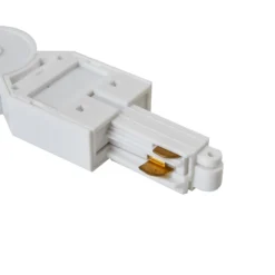 Conector Lindby Linaro, blanco, ajustable, 1 fase