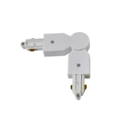 Conector Lindby Linaro, blanco, ajustable, 1 fase