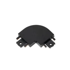 Conector Lindby L Lumaro, negro, 90°, redondeado