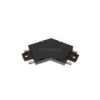 Conector Lindby Lumaro, negro, 135°, plástico