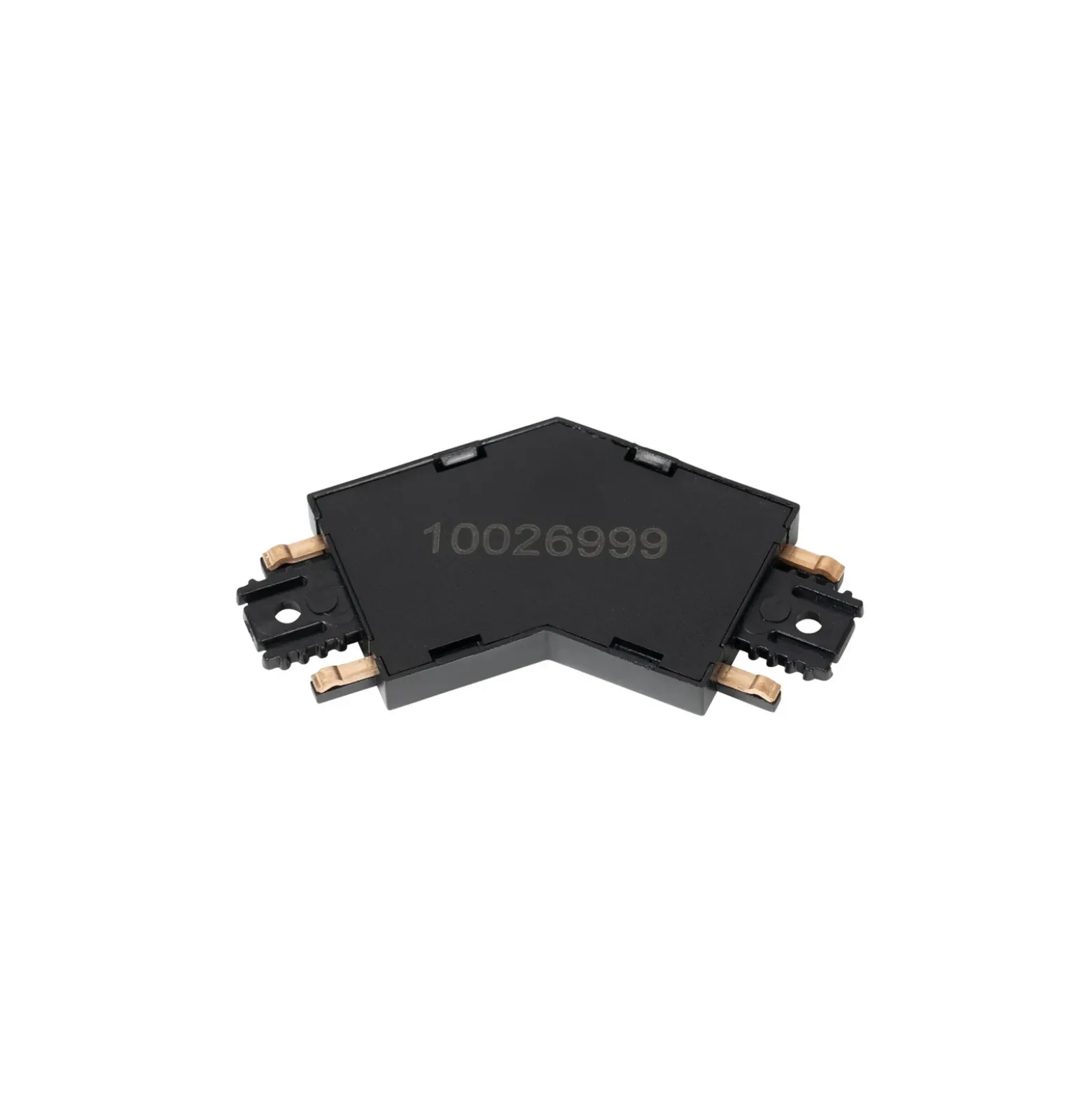 Conector Lindby Lumaro, negro, 135°, plástico
