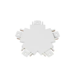 Conector Lindby Lumaro, 5 vías, blanco, plástico