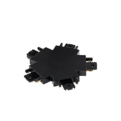 Conector Lindby Lumaro, 5 vías, negro, plástico
