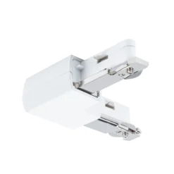 Conector Paulmann URail L, blanco señal, metal