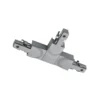 Conector T DUOline, protección izquierda, titanio