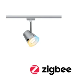 Cono URail Paulmann, ZigBee, CCT, cromo mate