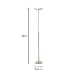 Con pantalla dividida - lámpara de pie LED Sapporo