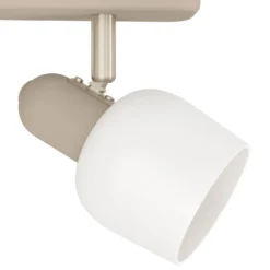 Corato downlight de techo, arena/níquel/opal, 3 luces.