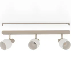 Corato downlight de techo, arena/níquel/opal, 3 luces.