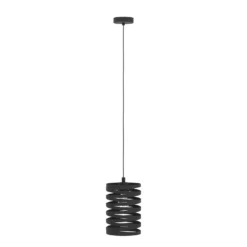 Cremella lámpara colgante, Ø 18 cm, negro, acero